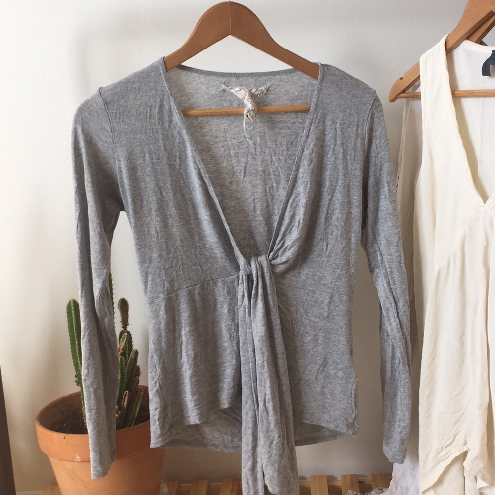 Free people wrap shirt